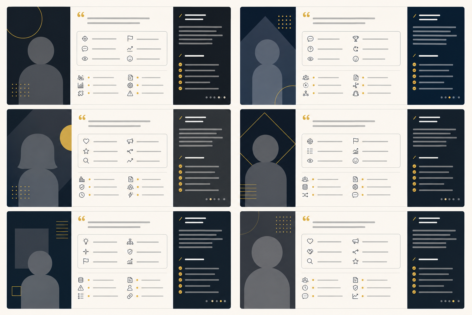 Rep and agent personas
